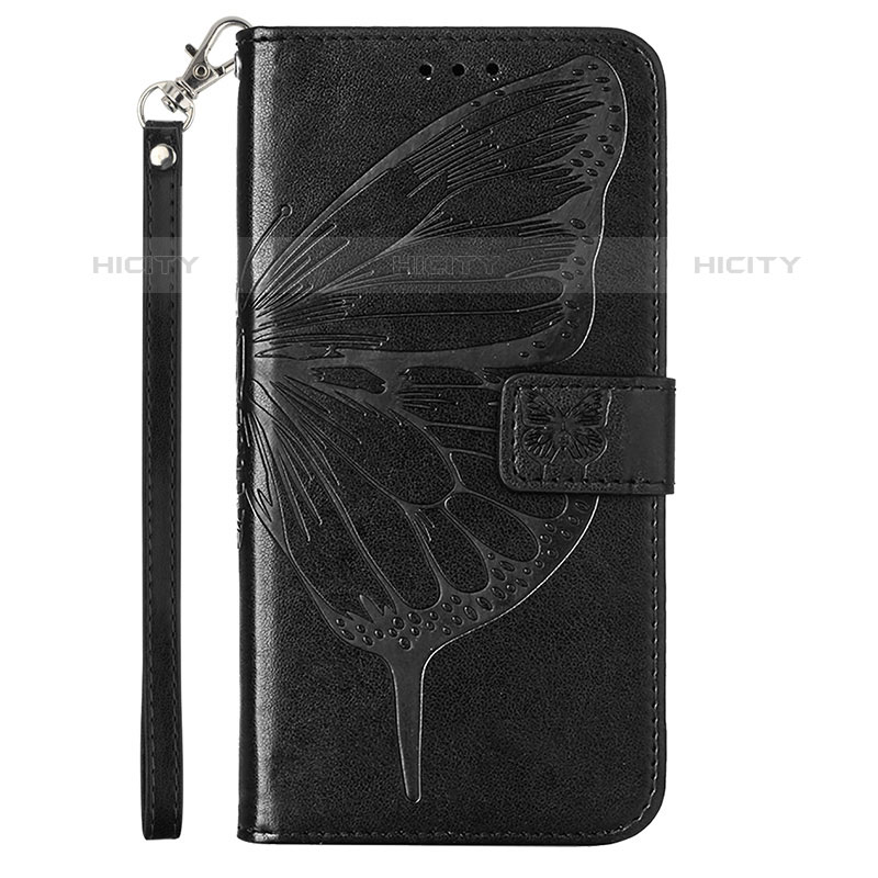 Funda de Cuero Cartera con Soporte Mariposa Carcasa Y01B para Samsung Galaxy M33 5G Negro