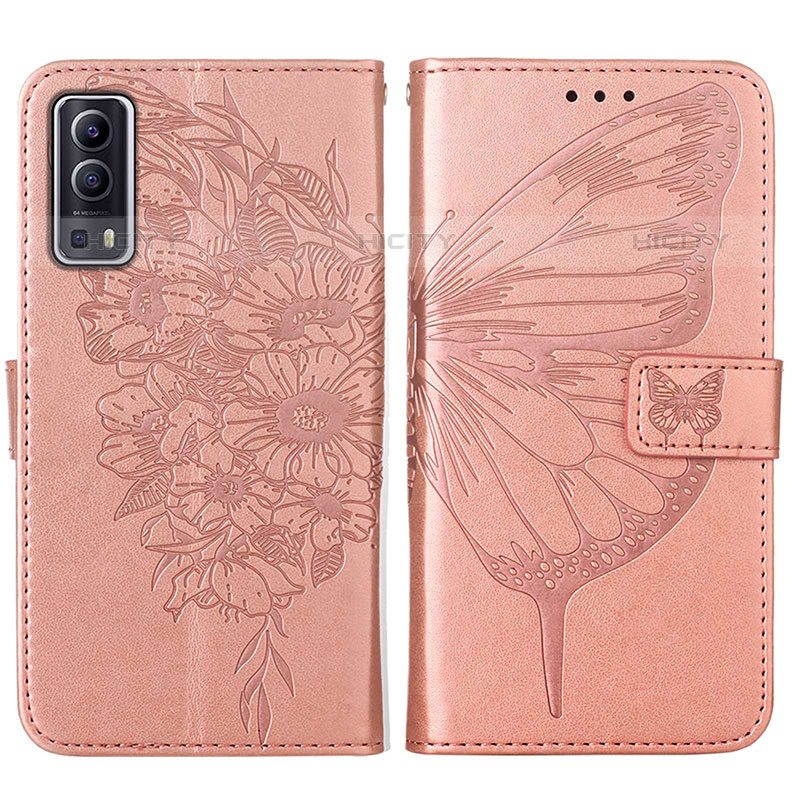 Funda de Cuero Cartera con Soporte Mariposa Carcasa Y01B para Vivo iQOO Z3 5G