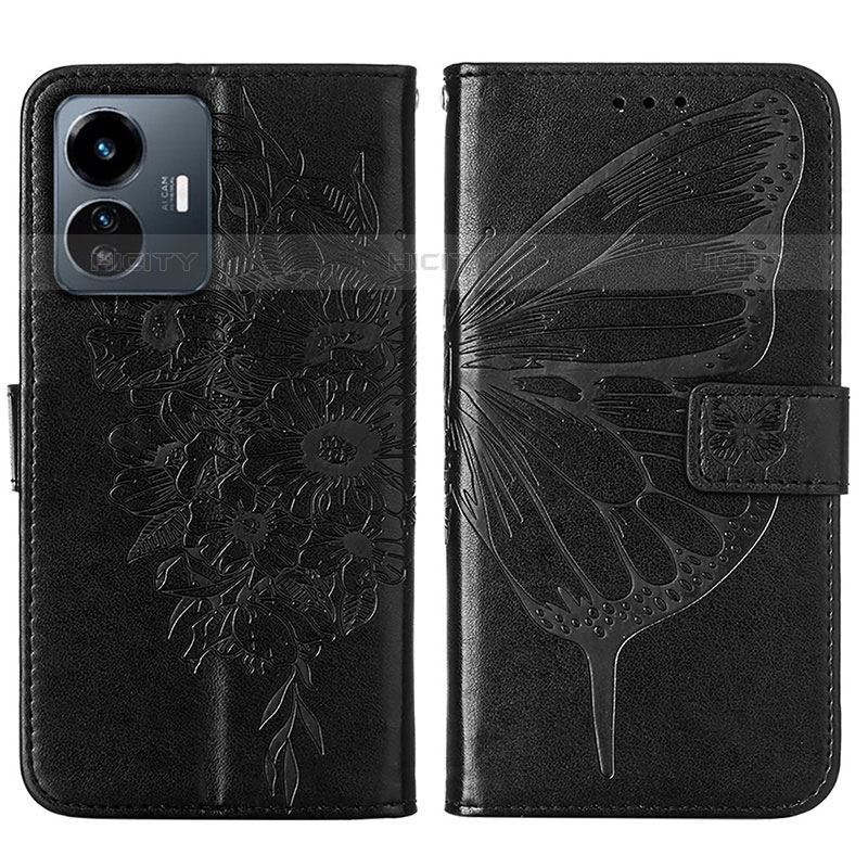 Funda de Cuero Cartera con Soporte Mariposa Carcasa Y01B para Vivo iQOO Z6 Lite 5G