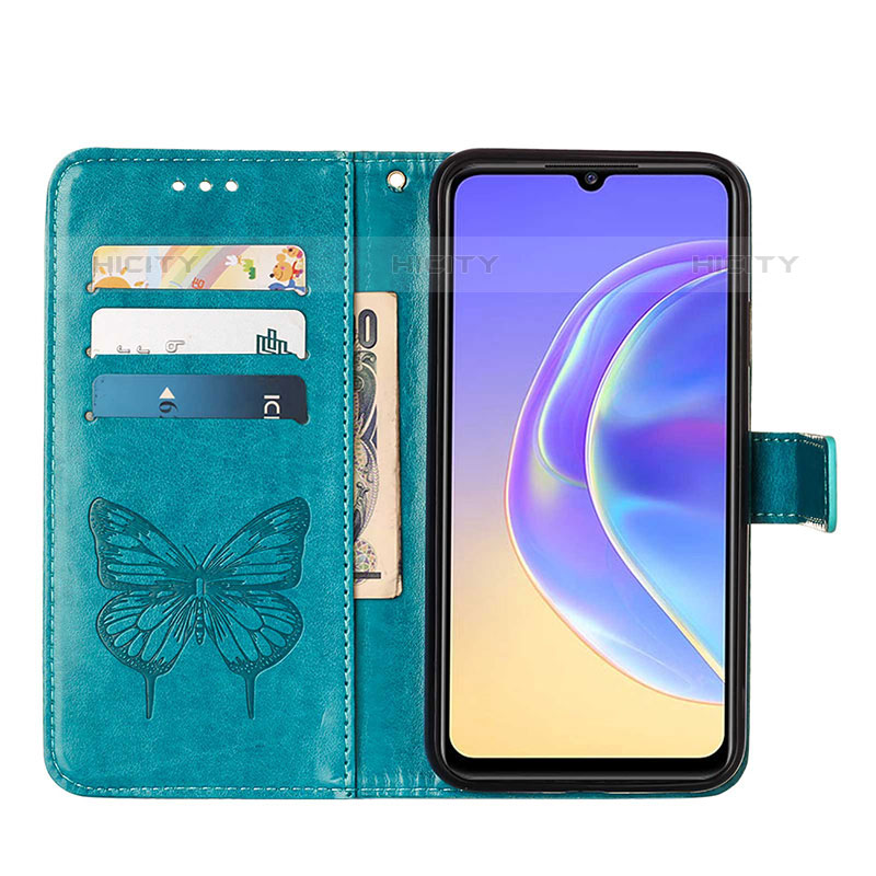 Funda de Cuero Cartera con Soporte Mariposa Carcasa Y01B para Vivo V21e 5G