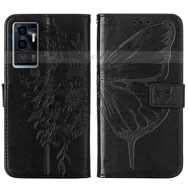 Funda de Cuero Cartera con Soporte Mariposa Carcasa Y01B para Vivo V23e