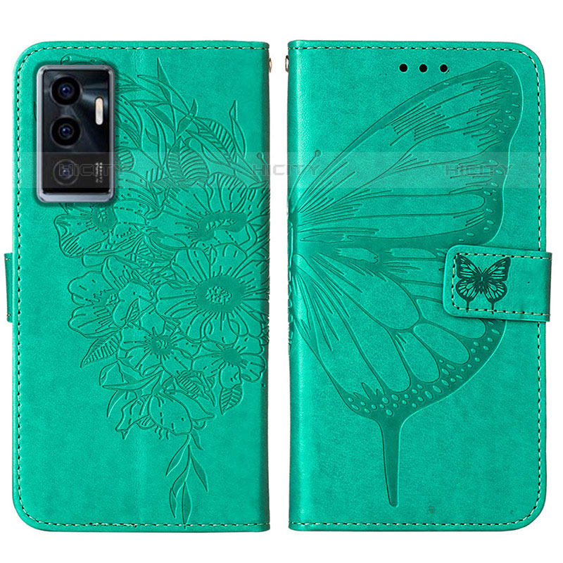 Funda de Cuero Cartera con Soporte Mariposa Carcasa Y01B para Vivo V23e