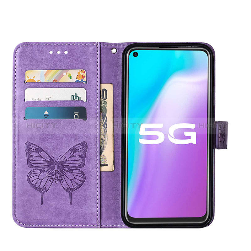 Funda de Cuero Cartera con Soporte Mariposa Carcasa Y01B para Vivo Y50t