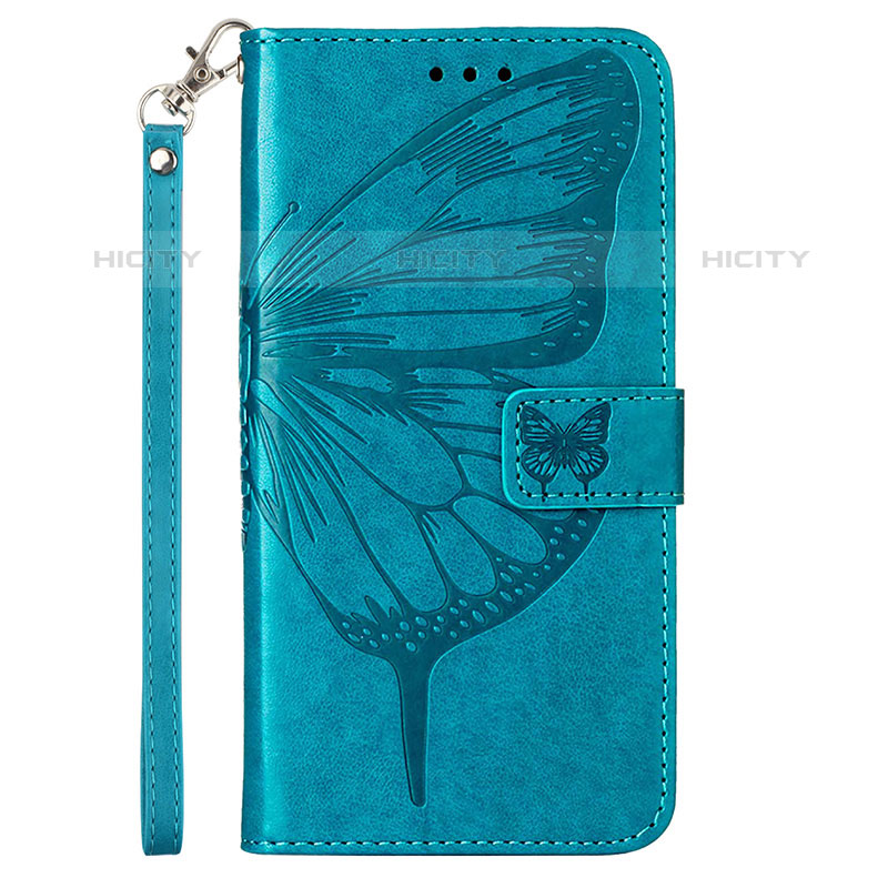 Funda de Cuero Cartera con Soporte Mariposa Carcasa Y02B para Google Pixel 8 5G Azul