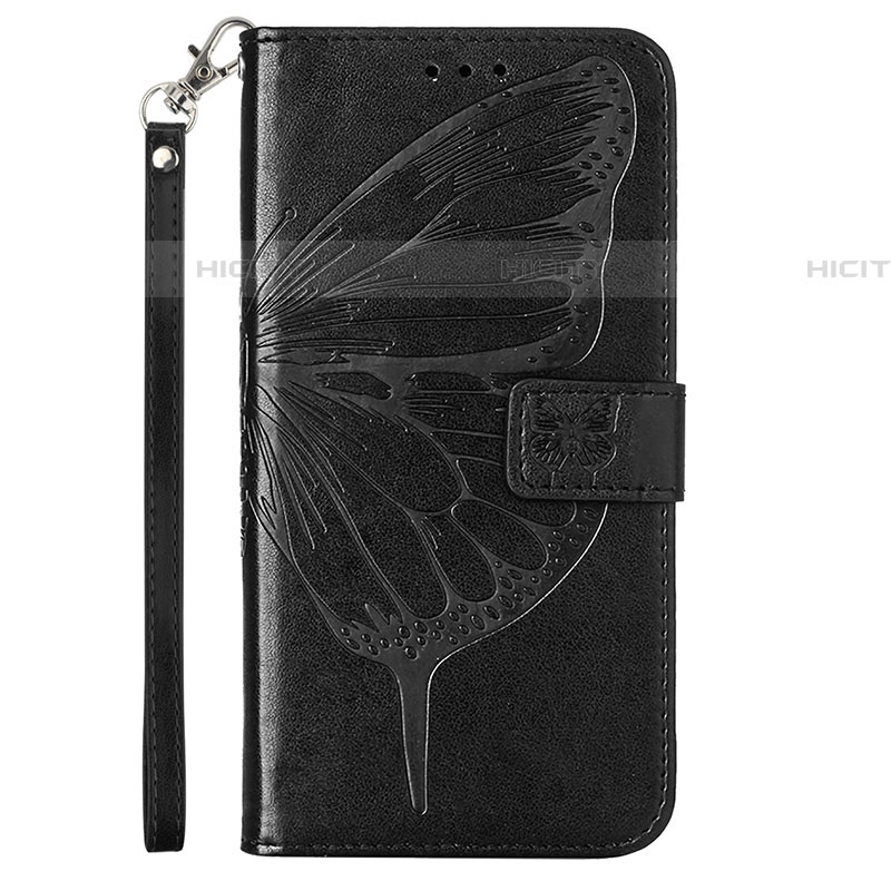 Funda de Cuero Cartera con Soporte Mariposa Carcasa Y02B para Samsung Galaxy A53 5G Negro