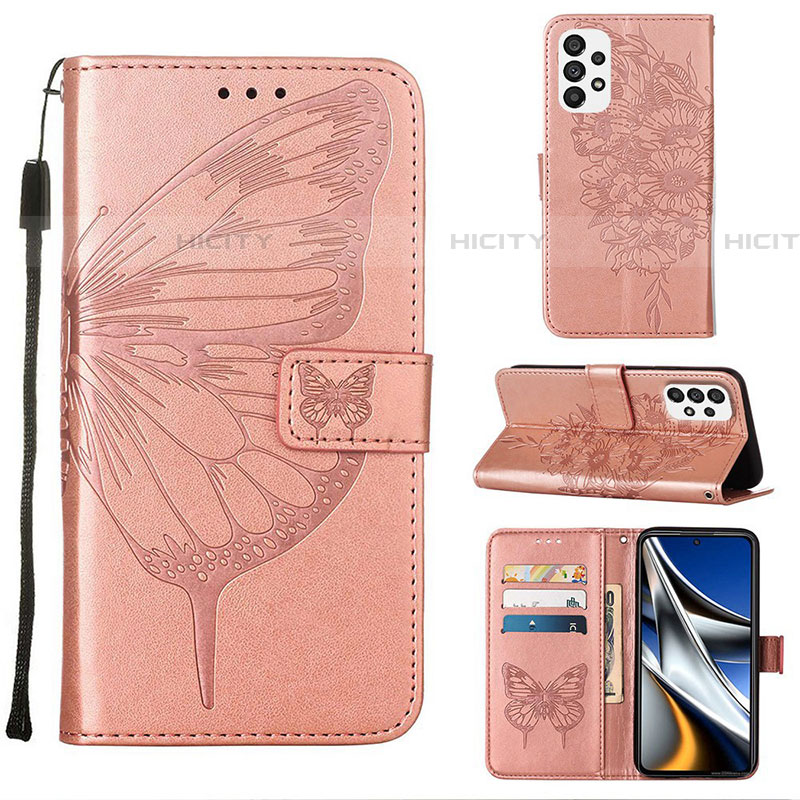 Funda de Cuero Cartera con Soporte Mariposa Carcasa Y02B para Samsung Galaxy A73 5G