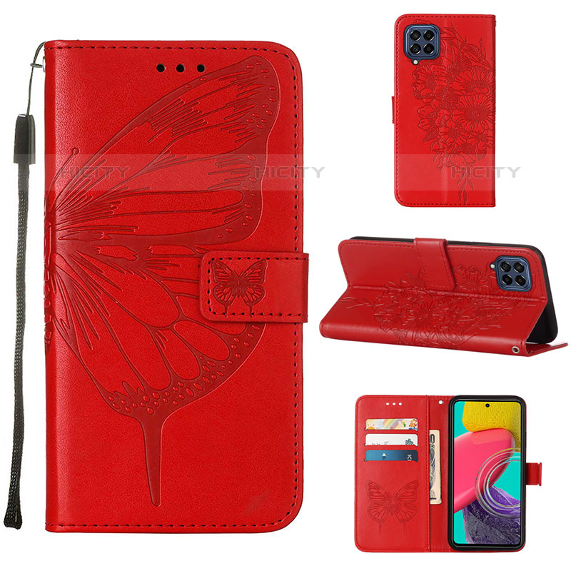 Funda de Cuero Cartera con Soporte Mariposa Carcasa Y02B para Samsung Galaxy M33 5G