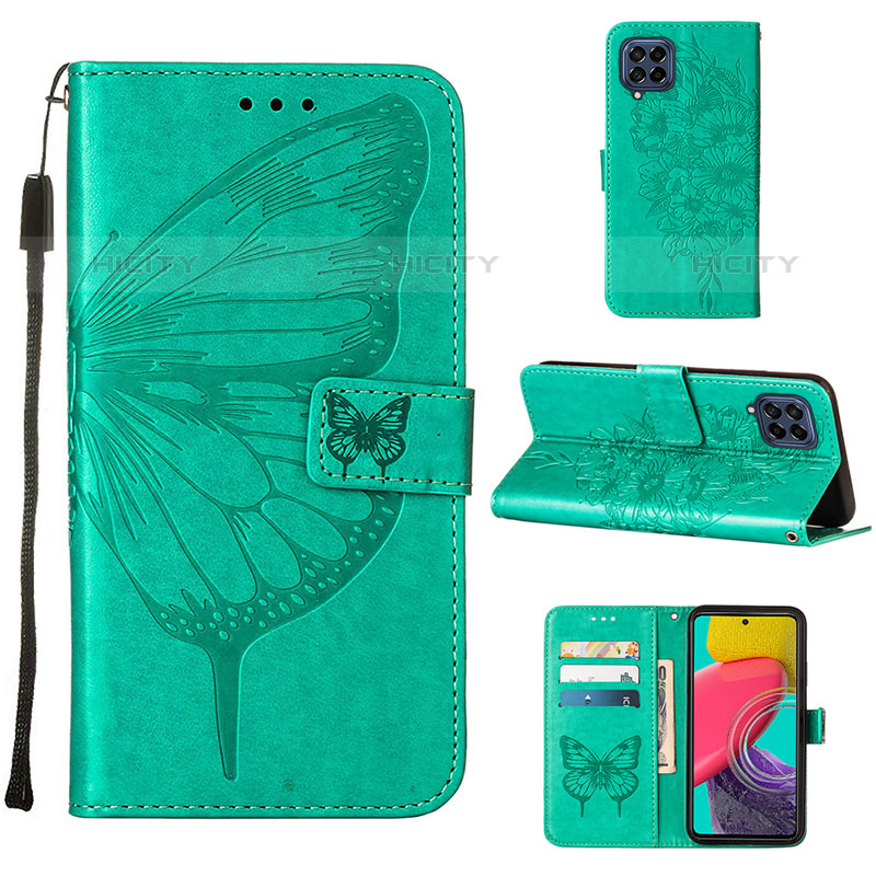 Funda de Cuero Cartera con Soporte Mariposa Carcasa Y02B para Samsung Galaxy M33 5G