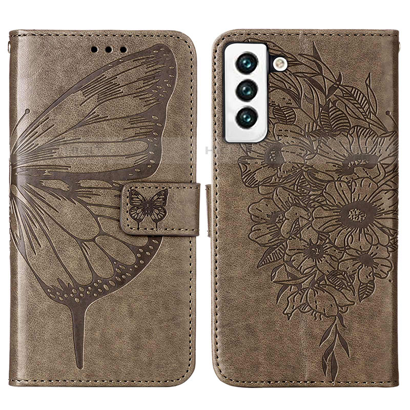 Funda de Cuero Cartera con Soporte Mariposa Carcasa Y06B para Samsung Galaxy S21 5G