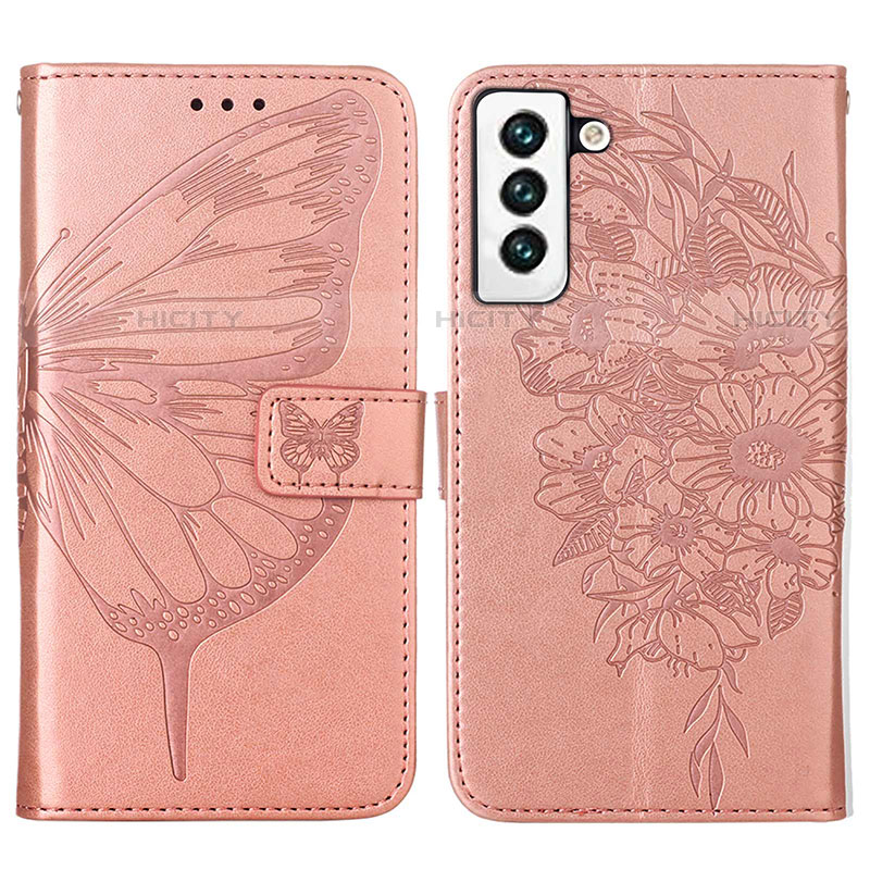 Funda de Cuero Cartera con Soporte Mariposa Carcasa Y06B para Samsung Galaxy S21 FE 5G