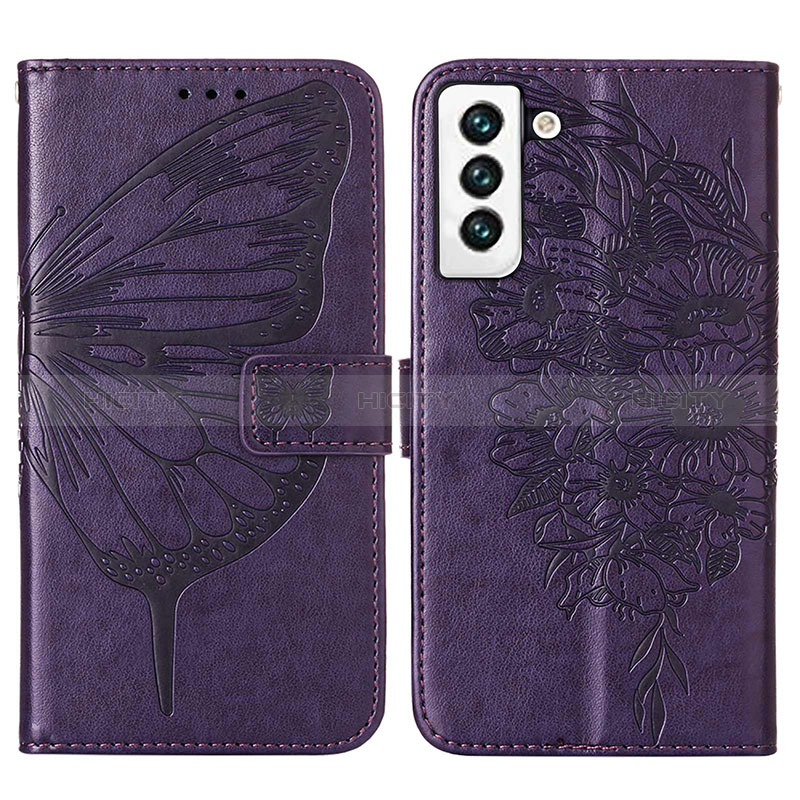 Funda de Cuero Cartera con Soporte Mariposa Carcasa Y06B para Samsung Galaxy S24 5G