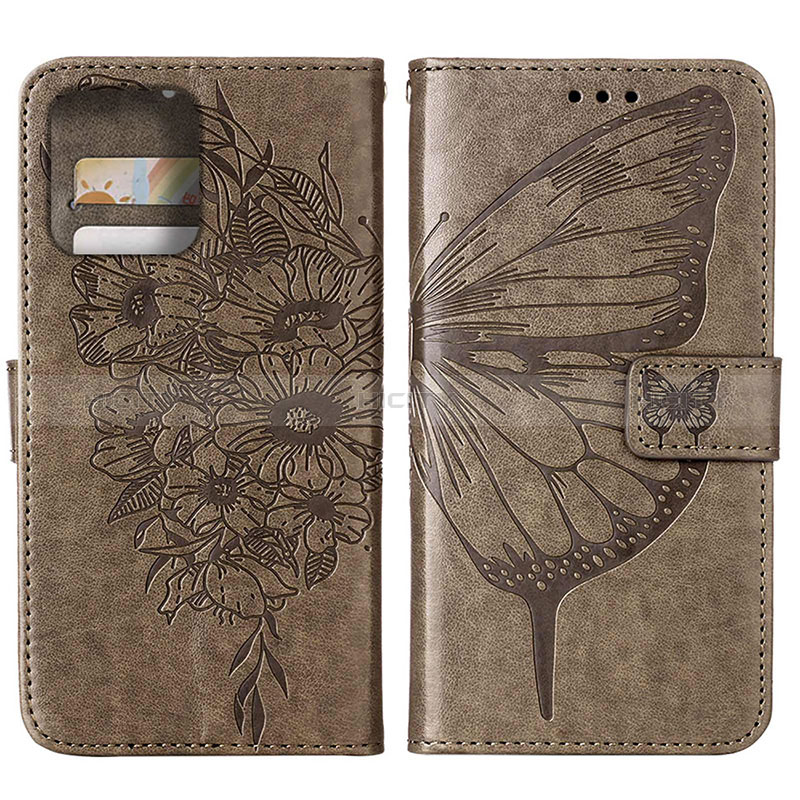 Funda de Cuero Cartera con Soporte Mariposa Carcasa YB1 para Motorola Moto Edge 40 Pro 5G