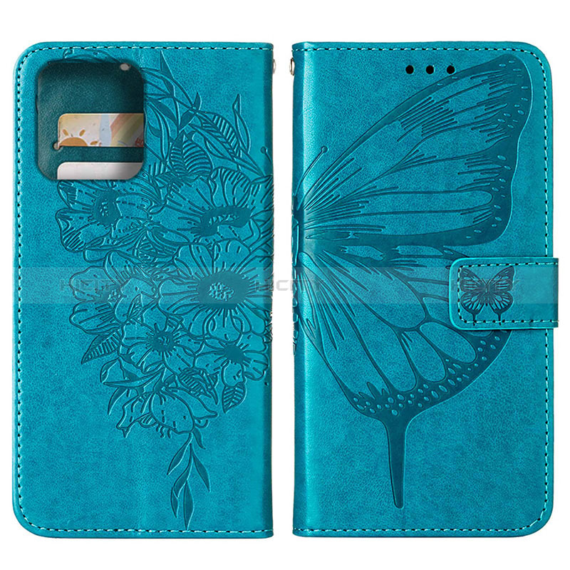 Funda de Cuero Cartera con Soporte Mariposa Carcasa YB1 para Motorola Moto Edge Plus (2023) 5G