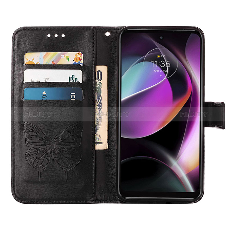 Funda de Cuero Cartera con Soporte Mariposa Carcasa YB1 para Motorola Moto G 5G (2023)