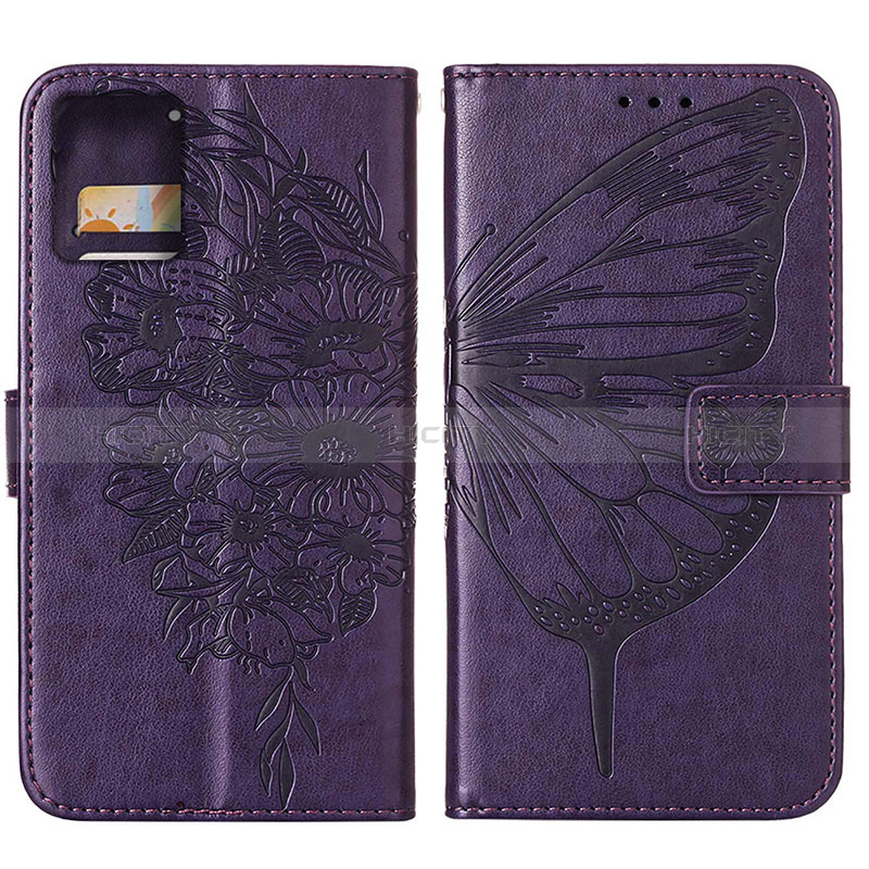 Funda de Cuero Cartera con Soporte Mariposa Carcasa YB1 para Motorola Moto G 5G (2023)