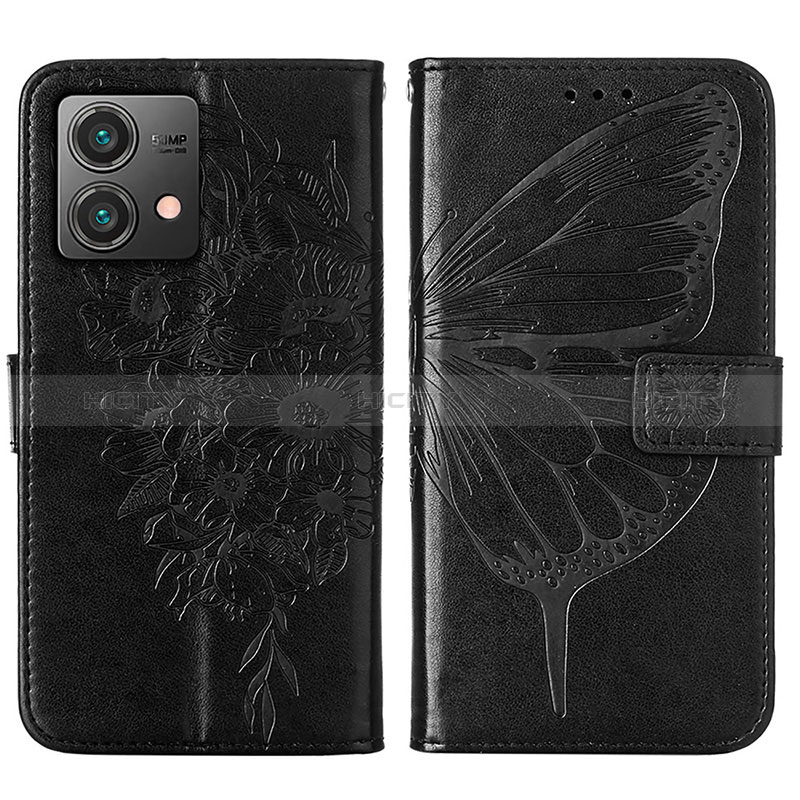 Funda de Cuero Cartera con Soporte Mariposa Carcasa YB1 para Motorola Moto G84 5G