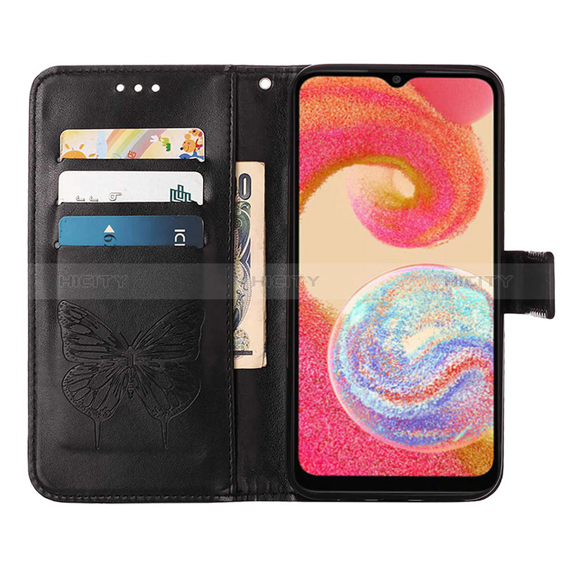 Funda de Cuero Cartera con Soporte Mariposa Carcasa YB1 para Samsung Galaxy M04