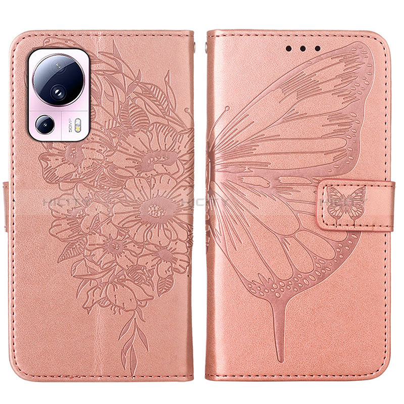 Funda de Cuero Cartera con Soporte Mariposa Carcasa YB1 para Xiaomi Mi 12 Lite NE 5G