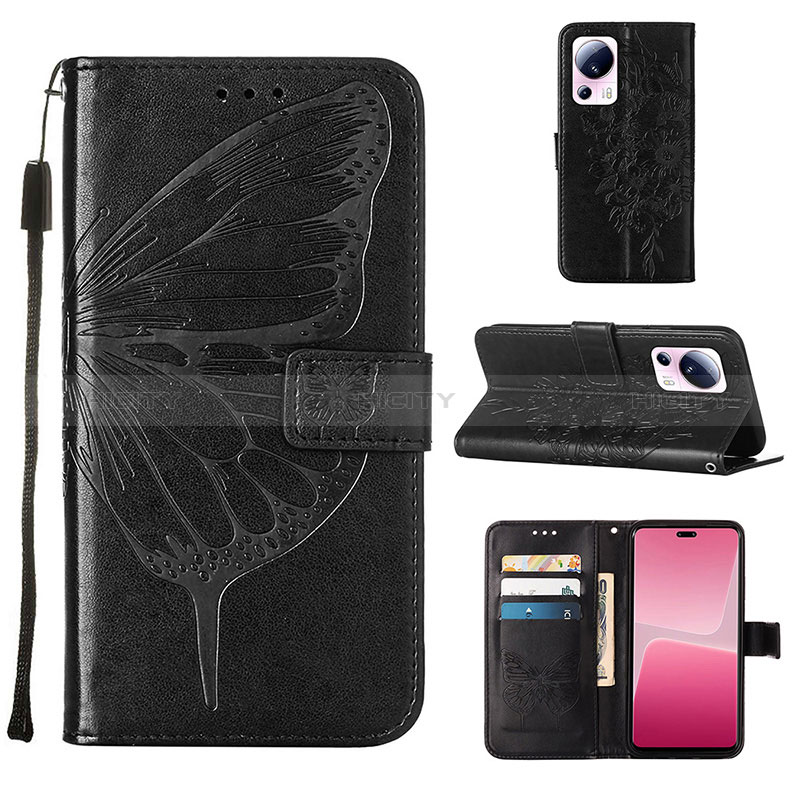 Funda de Cuero Cartera con Soporte Mariposa Carcasa YB1 para Xiaomi Mi 13 Lite 5G