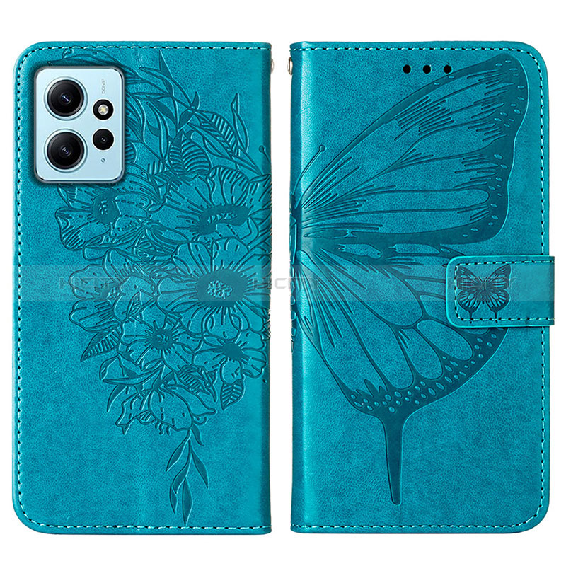 Funda de Cuero Cartera con Soporte Mariposa Carcasa YB1 para Xiaomi Redmi Note 12 4G