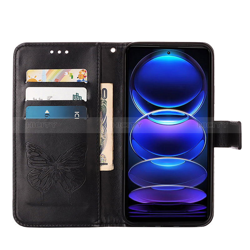 Funda de Cuero Cartera con Soporte Mariposa Carcasa YB1 para Xiaomi Redmi Note 12 Explorer