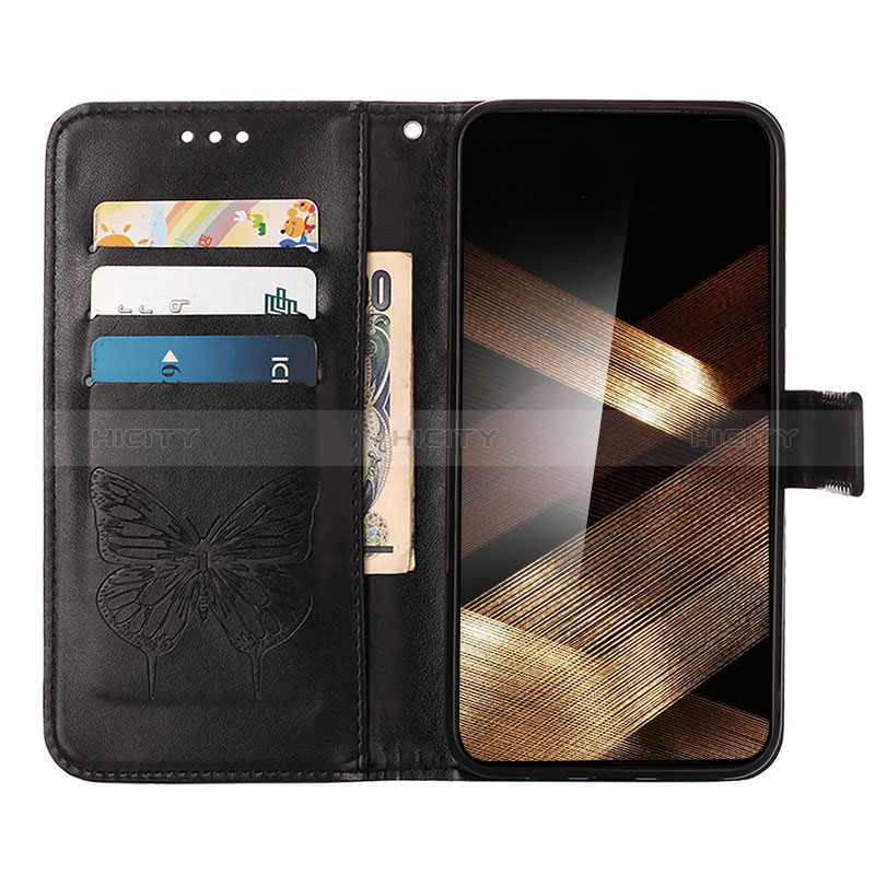 Funda de Cuero Cartera con Soporte Mariposa Carcasa YB2 para Huawei Mate 60 Pro