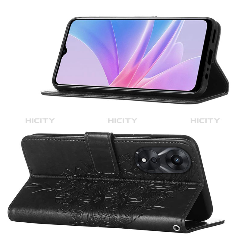 Funda de Cuero Cartera con Soporte Mariposa Carcasa YB2 para Oppo A78 5G