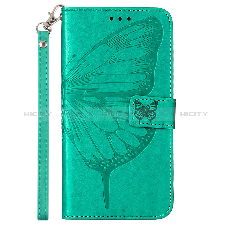 Funda de Cuero Cartera con Soporte Mariposa Carcasa YB2 para Xiaomi Mi 13 Lite 5G Verde