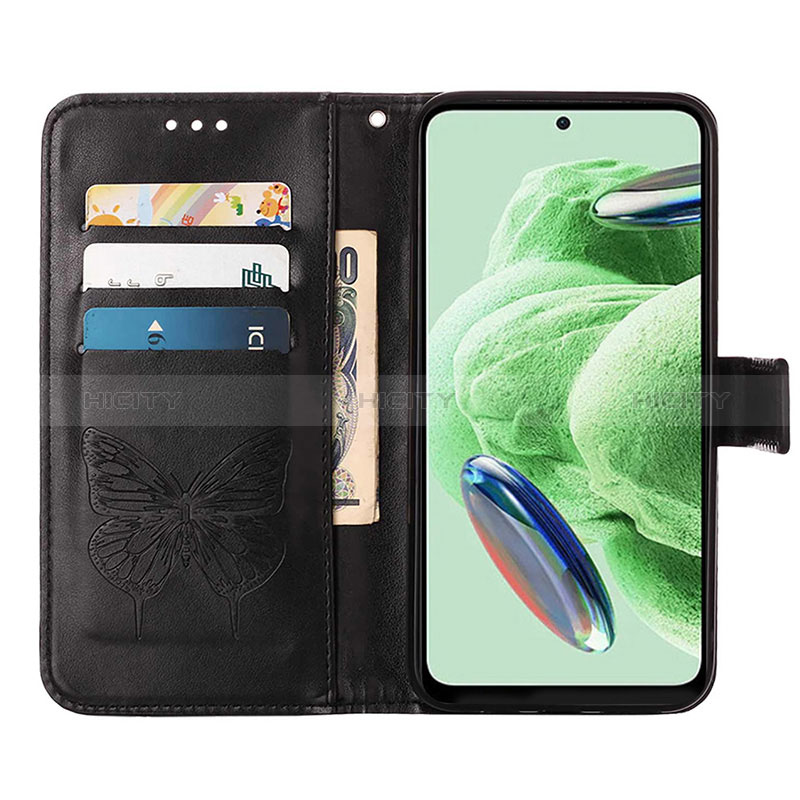 Funda de Cuero Cartera con Soporte Mariposa Carcasa YB2 para Xiaomi Poco X5 5G