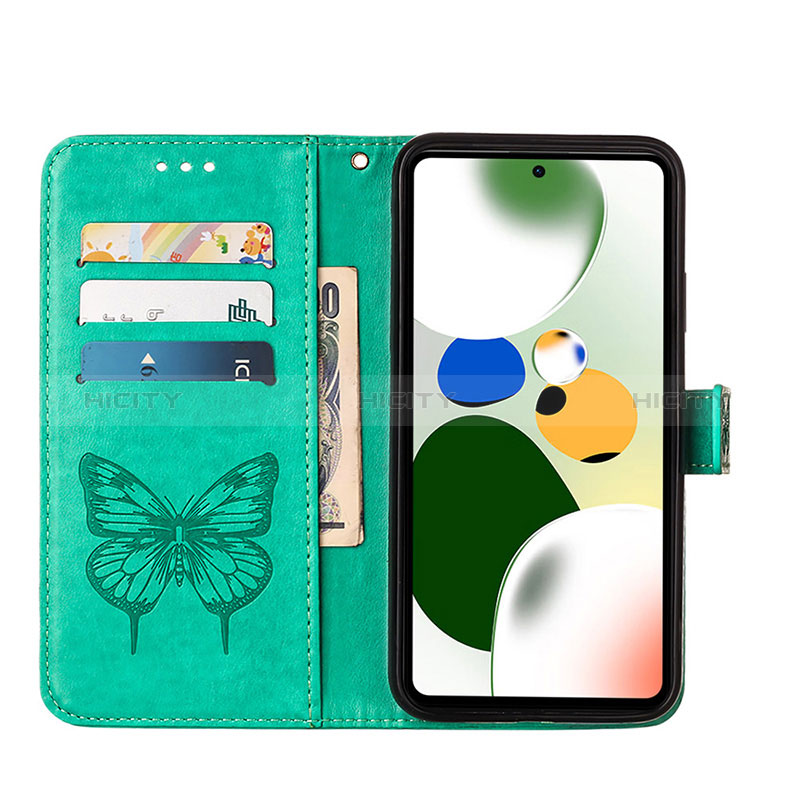 Funda de Cuero Cartera con Soporte Mariposa Carcasa YB2 para Xiaomi Poco X5 Pro 5G