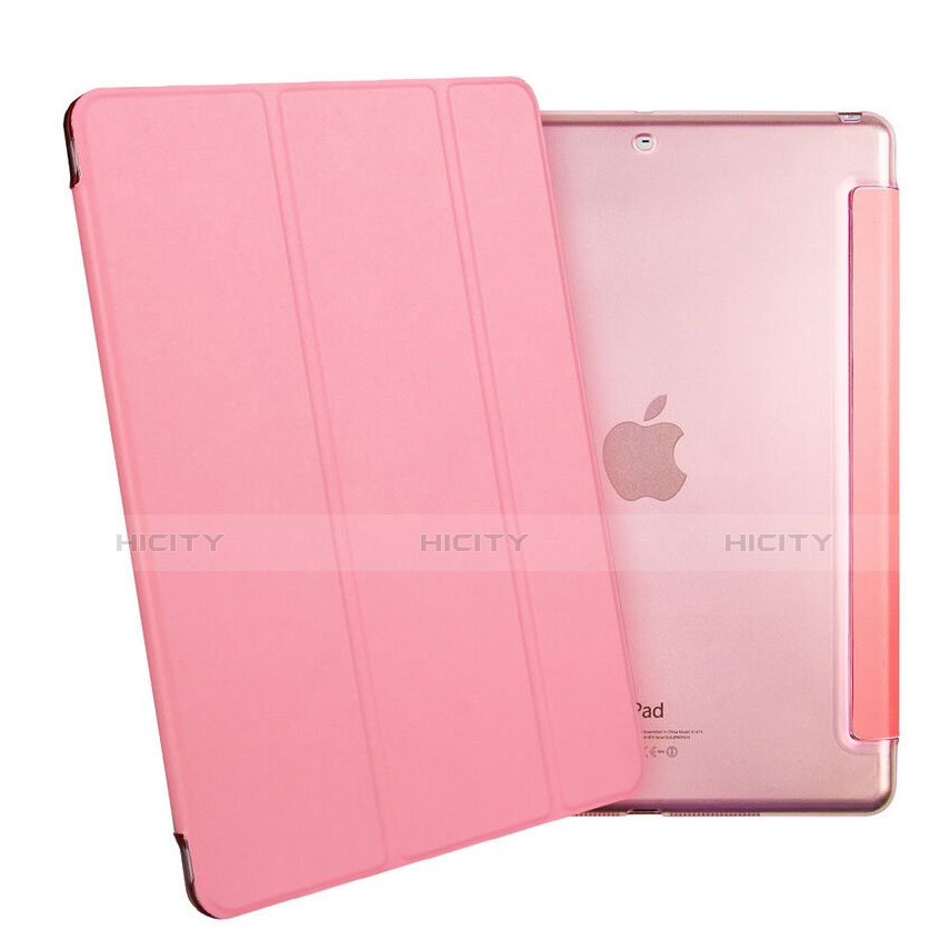 Funda de Cuero Cartera con Soporte para Apple iPad Air Rosa