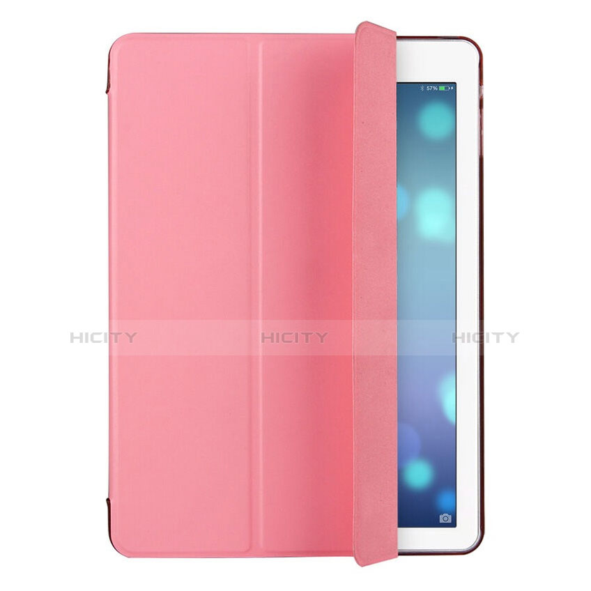 Funda de Cuero Cartera con Soporte para Apple iPad Air Rosa