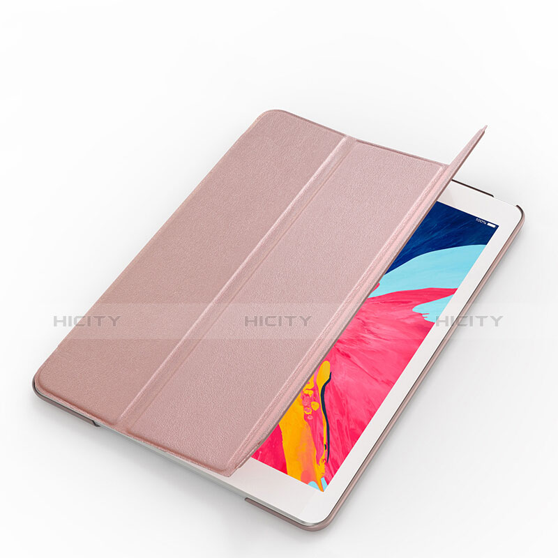 Funda de Cuero Cartera con Soporte para Apple iPad Mini 5 (2019) Oro Rosa