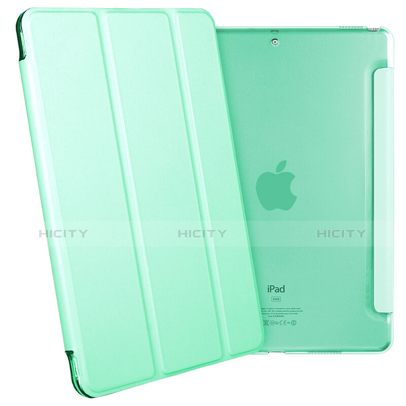 Funda de Cuero Cartera con Soporte para Apple iPad Pro 10.5 Verde