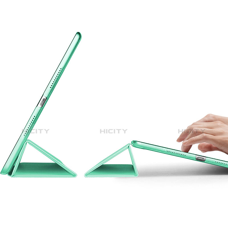 Funda de Cuero Cartera con Soporte para Apple iPad Pro 10.5 Verde