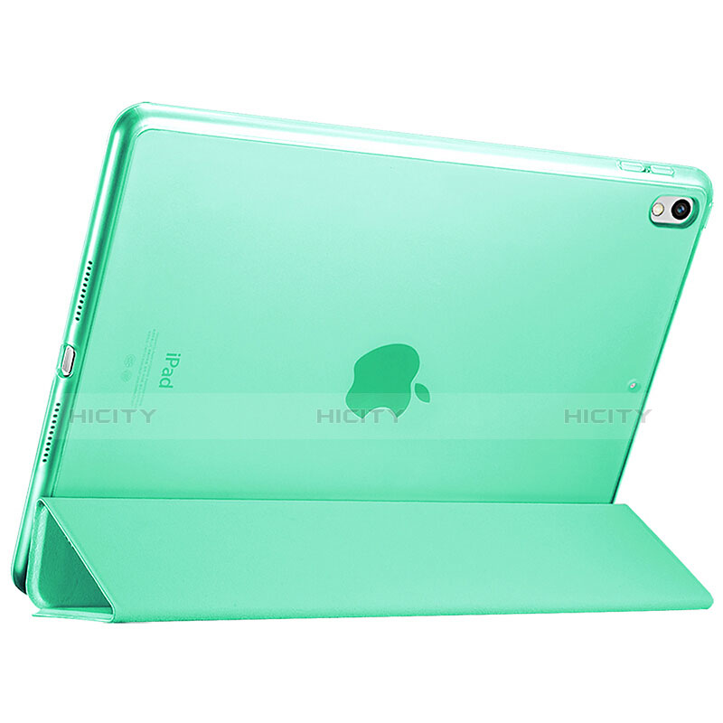 Funda de Cuero Cartera con Soporte para Apple iPad Pro 10.5 Verde