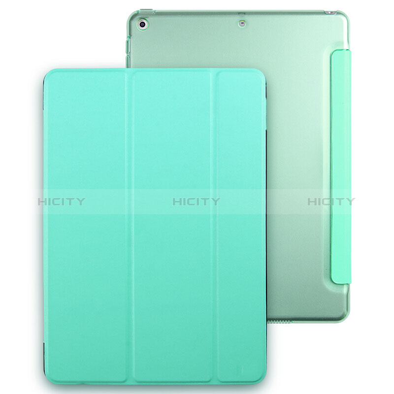 Funda de Cuero Cartera con Soporte para Apple New iPad 9.7 (2018) Verde