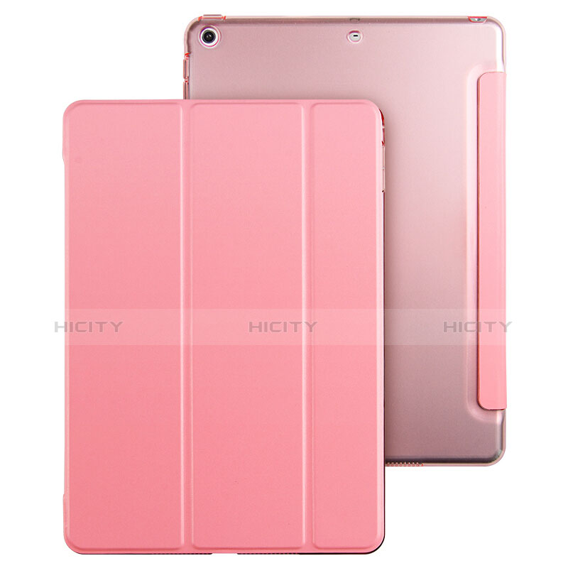 Funda de Cuero Cartera con Soporte para Apple New iPad Pro 9.7 (2017) Rosa