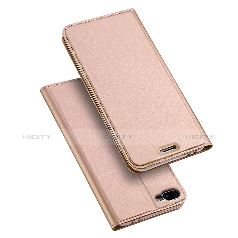 Funda de Cuero Cartera con Soporte para Asus Zenfone 4 Max ZC554KL Oro Rosa