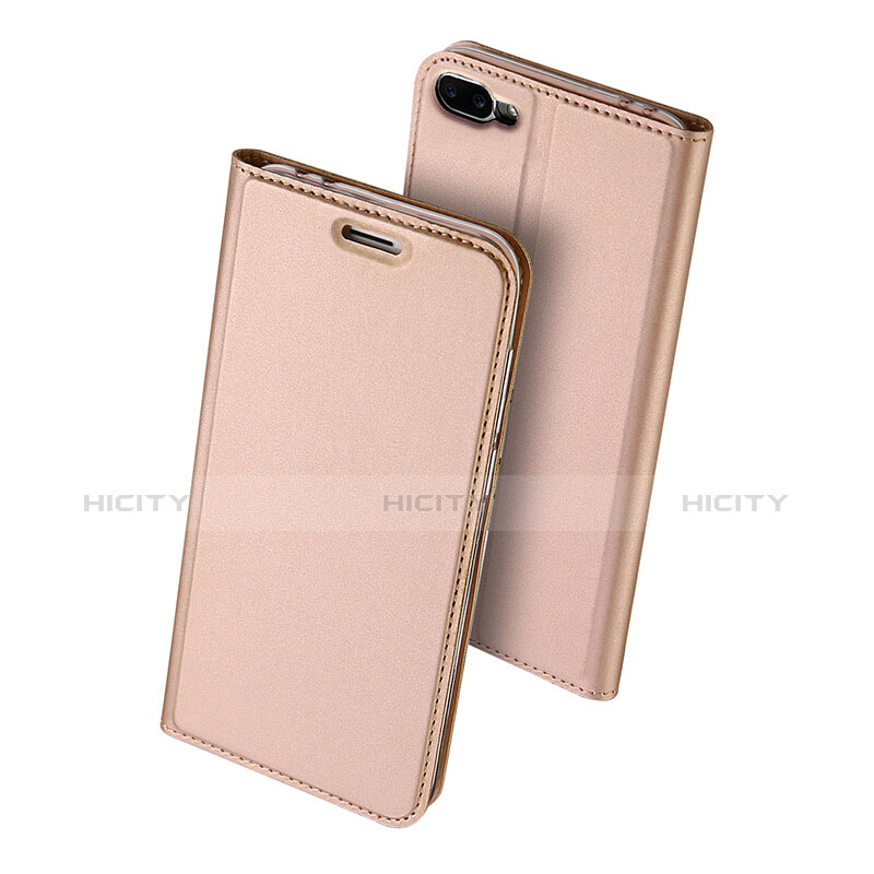 Funda de Cuero Cartera con Soporte para Asus Zenfone 4 Max ZC554KL Oro Rosa