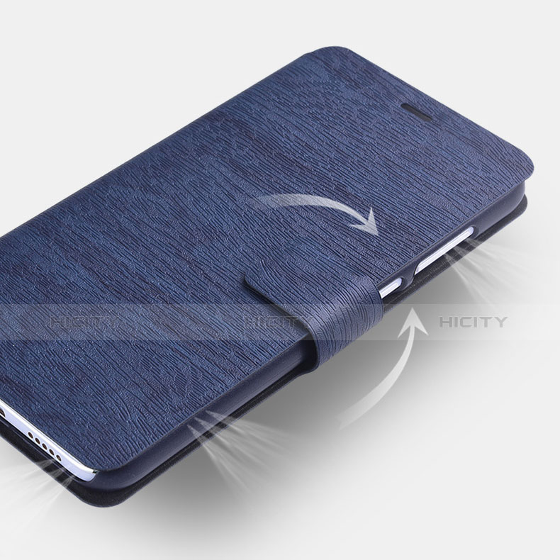 Funda de Cuero Cartera con Soporte para Huawei Honor 9 Lite Azul