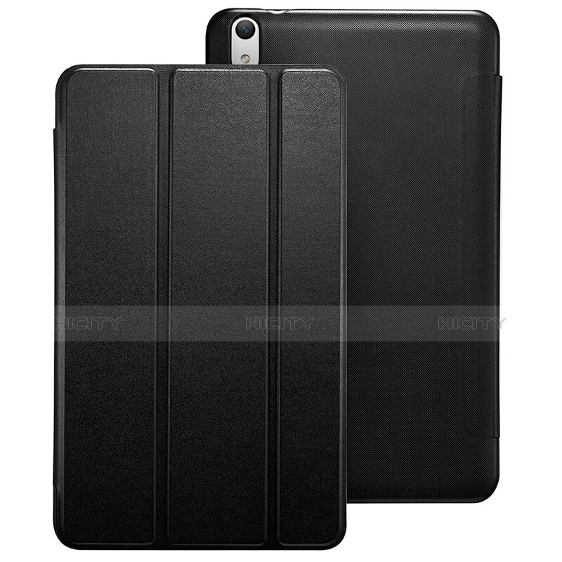 Funda de Cuero Cartera con Soporte para Huawei Honor Pad 2 Negro