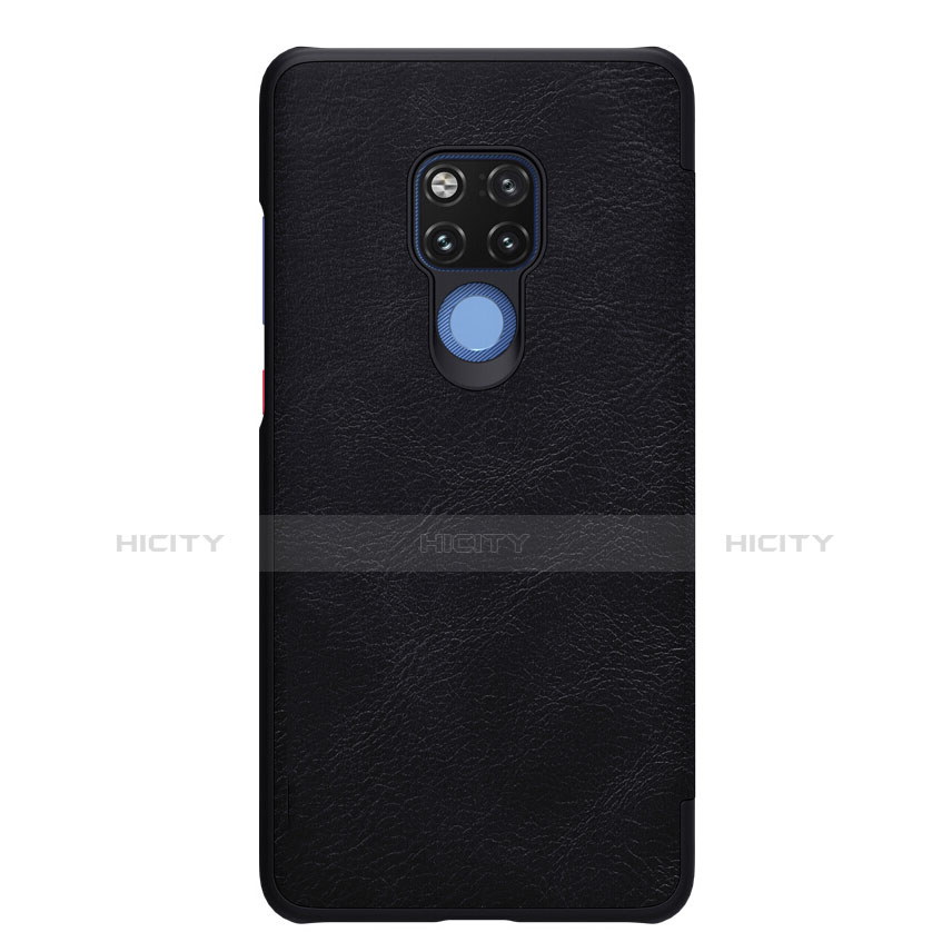 Funda de Cuero Cartera con Soporte para Huawei Mate 20 X Negro