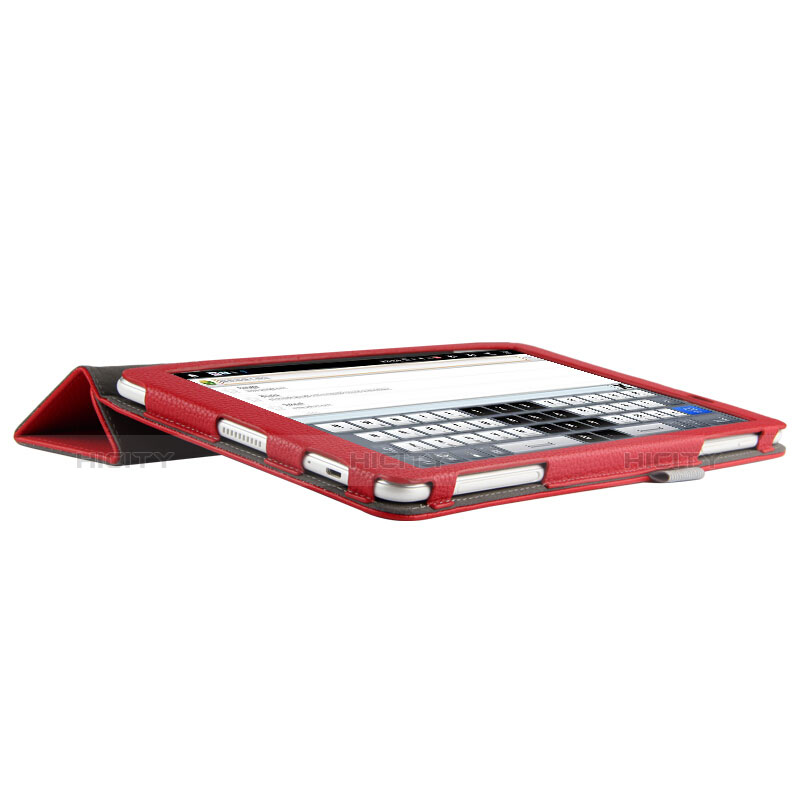 Funda de Cuero Cartera con Soporte para Huawei MediaPad M2 10.1 FDR-A03L FDR-A01W Rojo