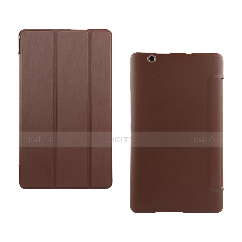 Funda de Cuero Cartera con Soporte para Huawei Mediapad M3 8.4 BTV-DL09 BTV-W09 Marron