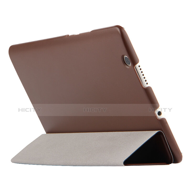 Funda de Cuero Cartera con Soporte para Huawei Mediapad M3 8.4 BTV-DL09 BTV-W09 Marron