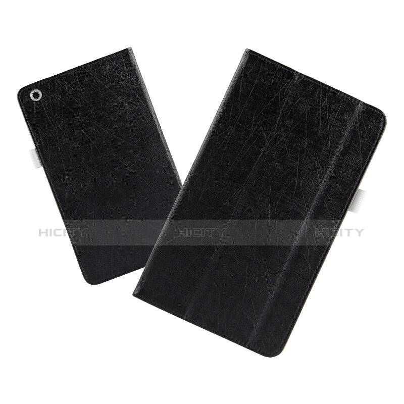 Funda de Cuero Cartera con Soporte para Huawei MediaPad M3 Lite 8.0 CPN-W09 CPN-AL00 Negro