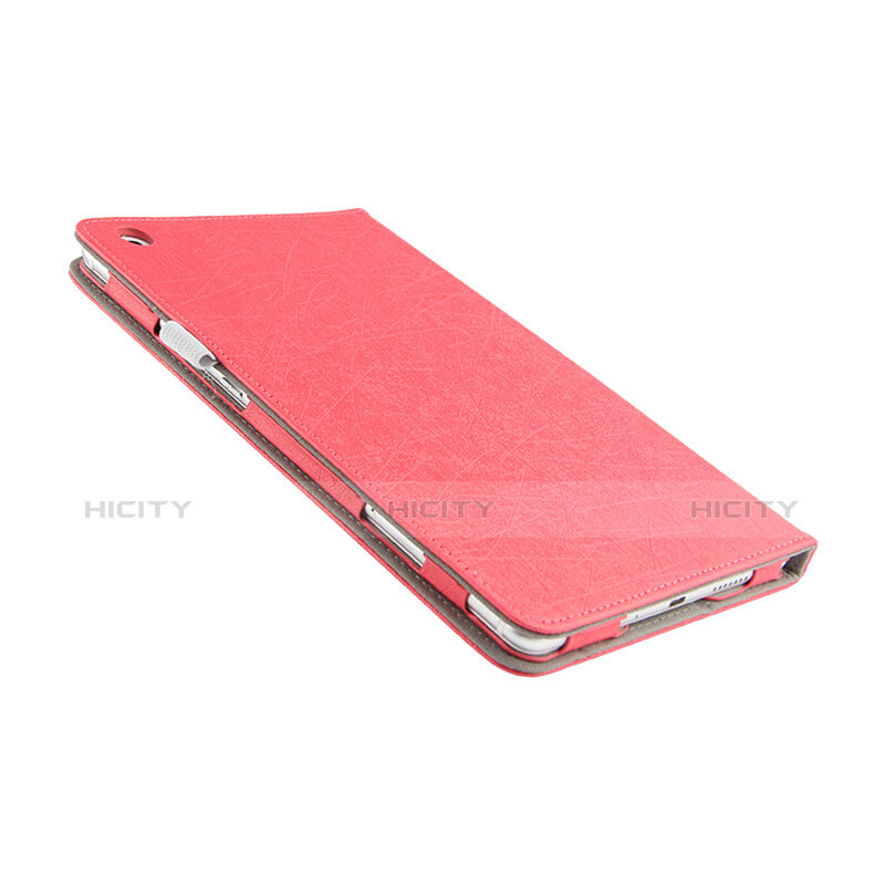 Funda de Cuero Cartera con Soporte para Huawei MediaPad M3 Lite 8.0 CPN-W09 CPN-AL00 Rojo