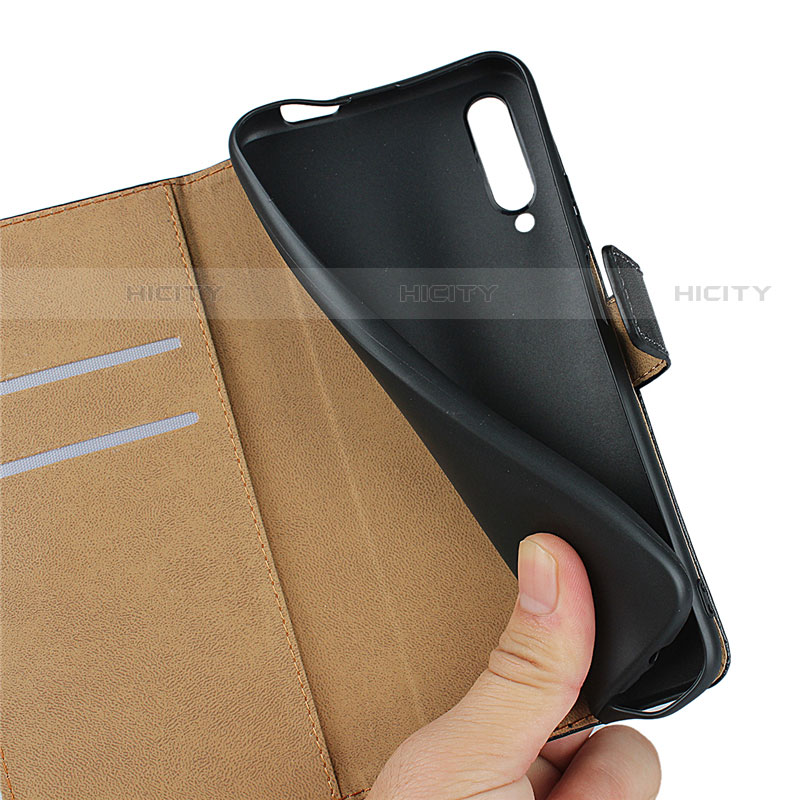 Funda de Cuero Cartera con Soporte para Huawei P Smart Pro (2019) Negro