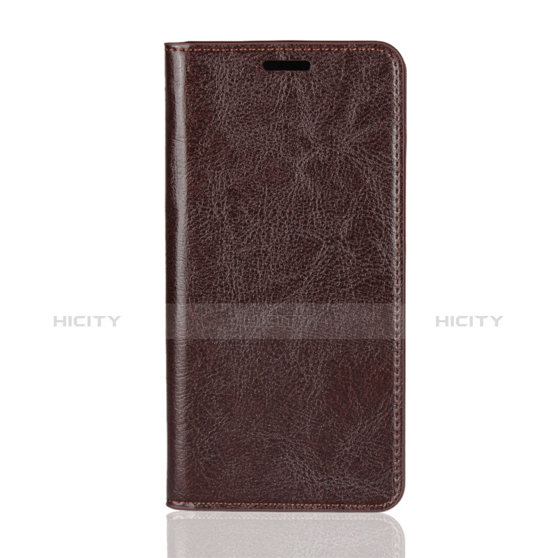 Funda de Cuero Cartera con Soporte para Huawei P30 Marron